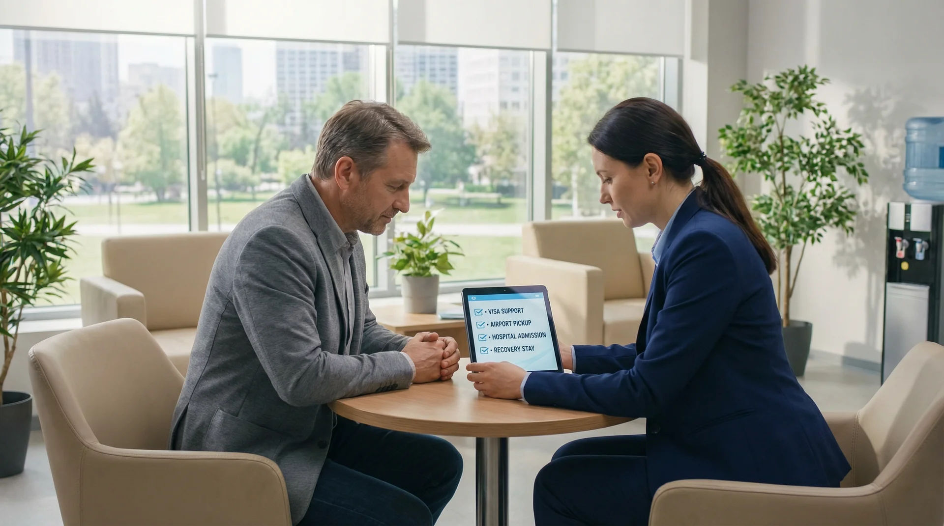 Visa, travel and accommodation support for international patients