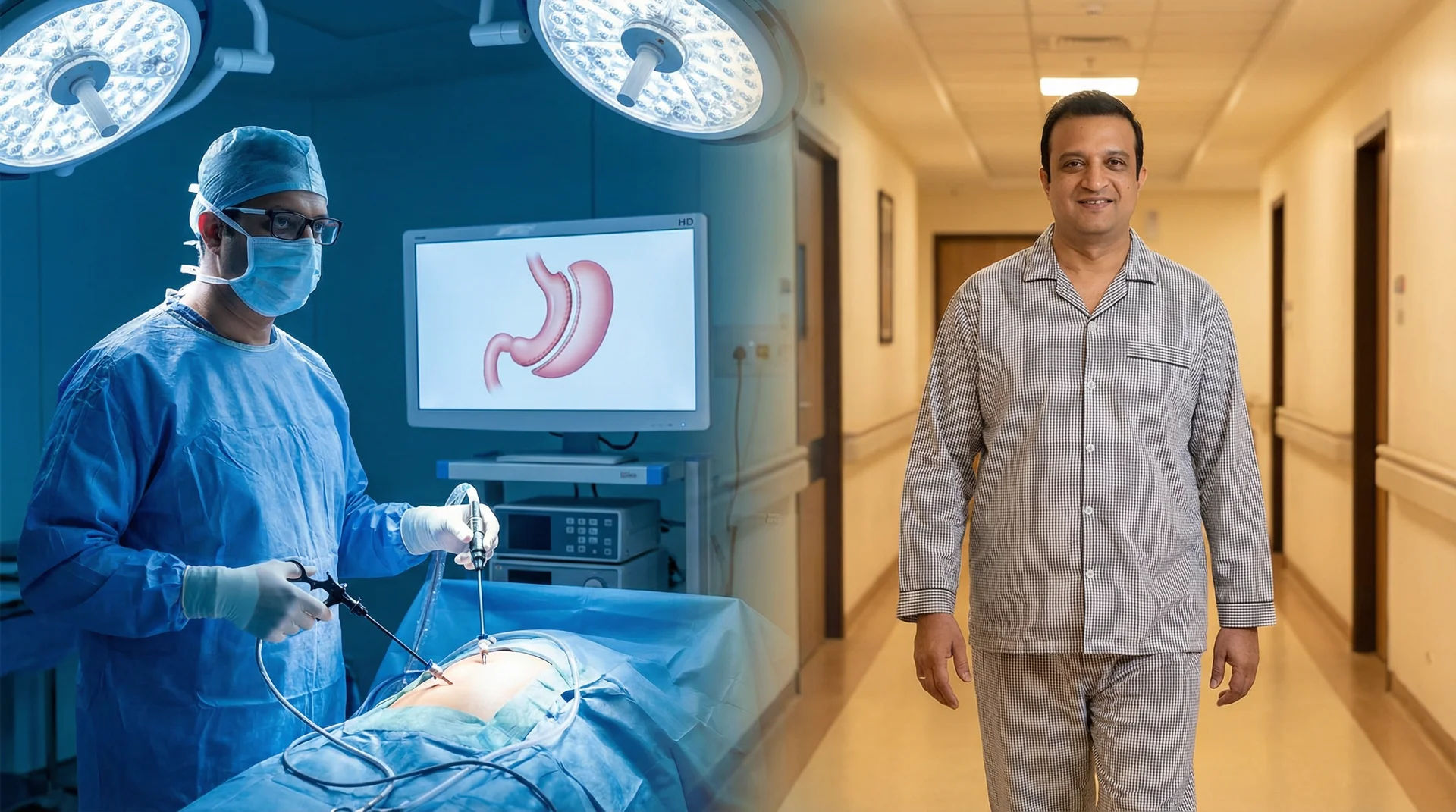 Recovery after Laparoscopic Sleeve Gastrectomy (LSG) at Metabariatrics Mumbai